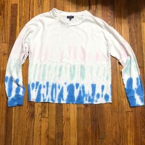 Splendid tie dye long sleeve tee
